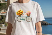Summer Sunshine Sunflower Clipart, an Illustration by SVGArt (Thumbnail 3 of 8)
