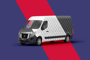 Cargo Van Mockup Set, an Advertising Mockup by Deeplab (Thumbnail 3 of 10)