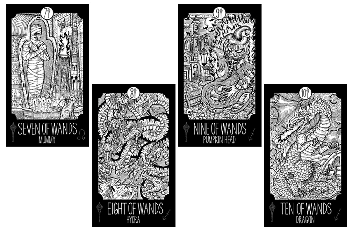 Fantasy Tarot cards, a Decorative Illustration by Samiramay (Photo 15 of 15)