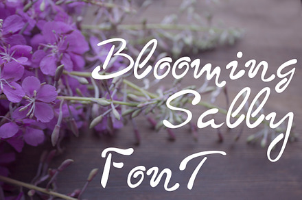 Blooming sally font
