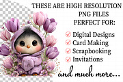 Whimsical Easter Birds Clipart, an Illustration by Daily.Designs (Thumbnail 2 of 8)