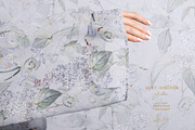 Lilac Pastel Spring Flower Pattern, a Pattern Graphic by paper aesthetic (Thumbnail 2 of 8)