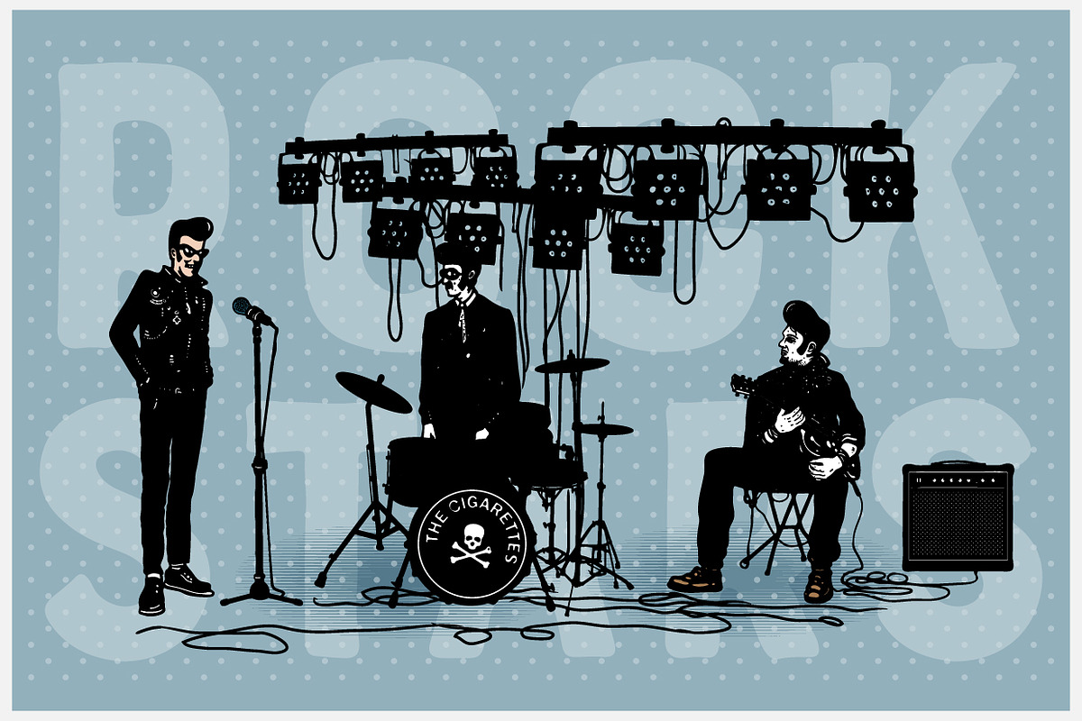 Rock stars, an Illustration by Vector Clash (Photo 4 of 7)