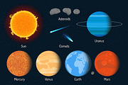 Solar system planets. Posters set, an Education Illustration by Sky Pics Studio (Thumbnail 3 of 13)