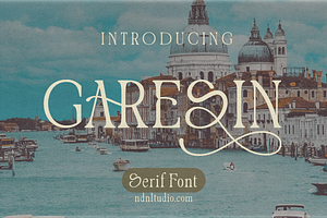 Garesin - Serif Font, a Serif Font by NDNL Studio