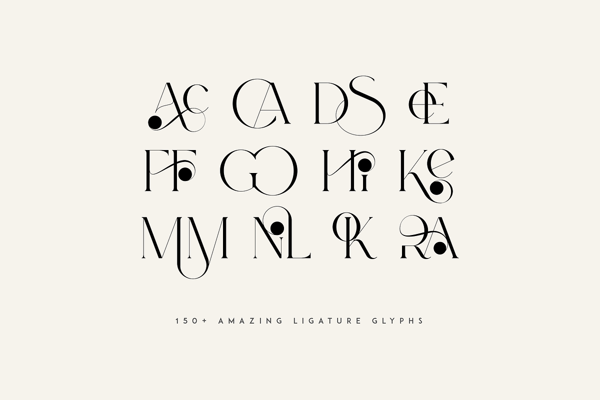 Sun Type Creative logo font, a Serif Font by VP Fonts (Photo 10 of 18)
