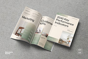 Gradient Green KPI Report, a Brochure Template by Neermana (Thumbnail 1 of 10)
