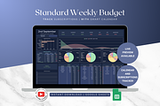 Standard Weekly Budget - Darkmode, a Templates & Theme by The Creative Plans co (Thumbnail 1 of 10)