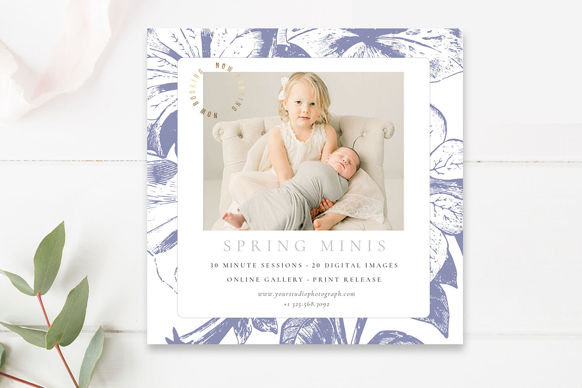 5x5 Spring Minis Template, a Social Media Template by By Stephanie Design (Photo 2 of 2)