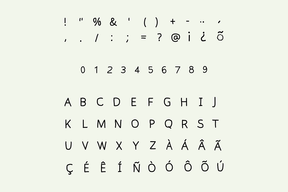 Calli handwritten font, a Handwritten Font by BiancaXavier (Photo 3 of 5)
