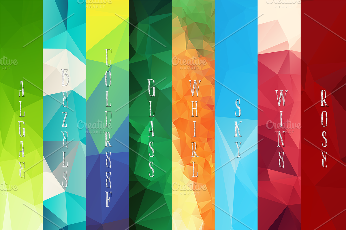 20 Abstract Triangular Backgrounds, a Texture Graphic by Dragoș Neagu (Photo 3 of 3)