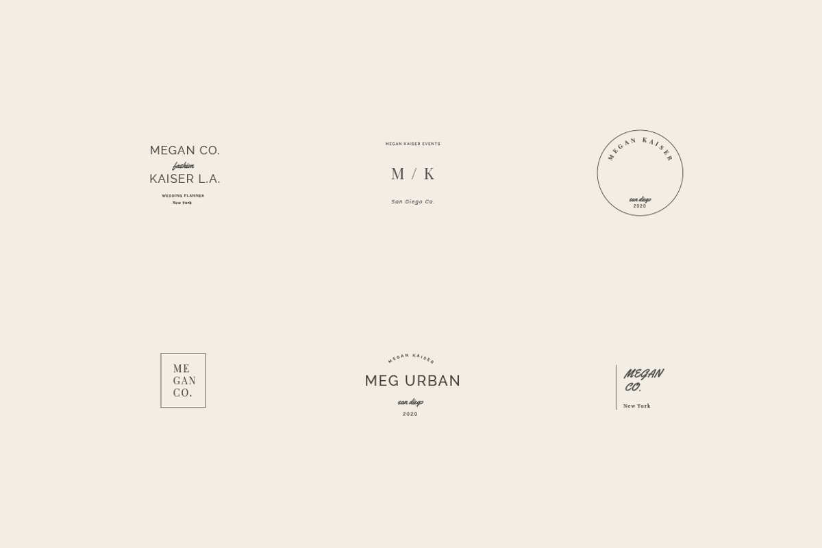 Megan Co Logo Kit, a Branding & Logo Template by Design District (Photo 7 of 12)