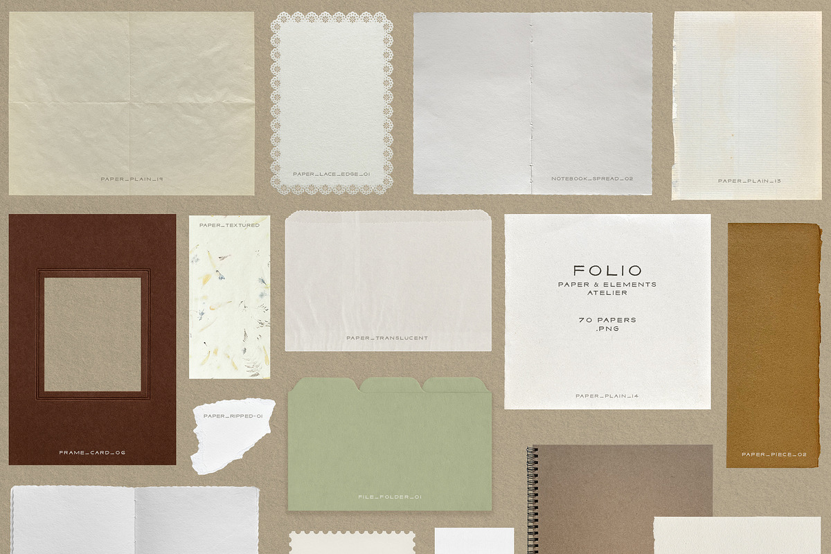 Folio · Paper & Elements Collection, an Object Graphic by alonahaidash (Photo 7 of 16)