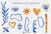 Beach House Watercolor Patterns, a Pattern Graphic by Youandigraphics (Thumbnail 14 of 19)