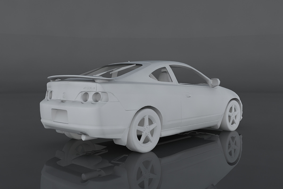 Acura RSX Type-S, a Cars & Vehicle 3D Model by valtriiu (Photo 9 of 12)