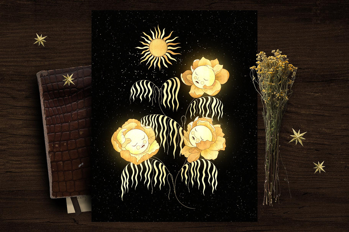 Cocorrina The Sun Collection, an Illustration by Cocorrina (Photo 8 of 10)