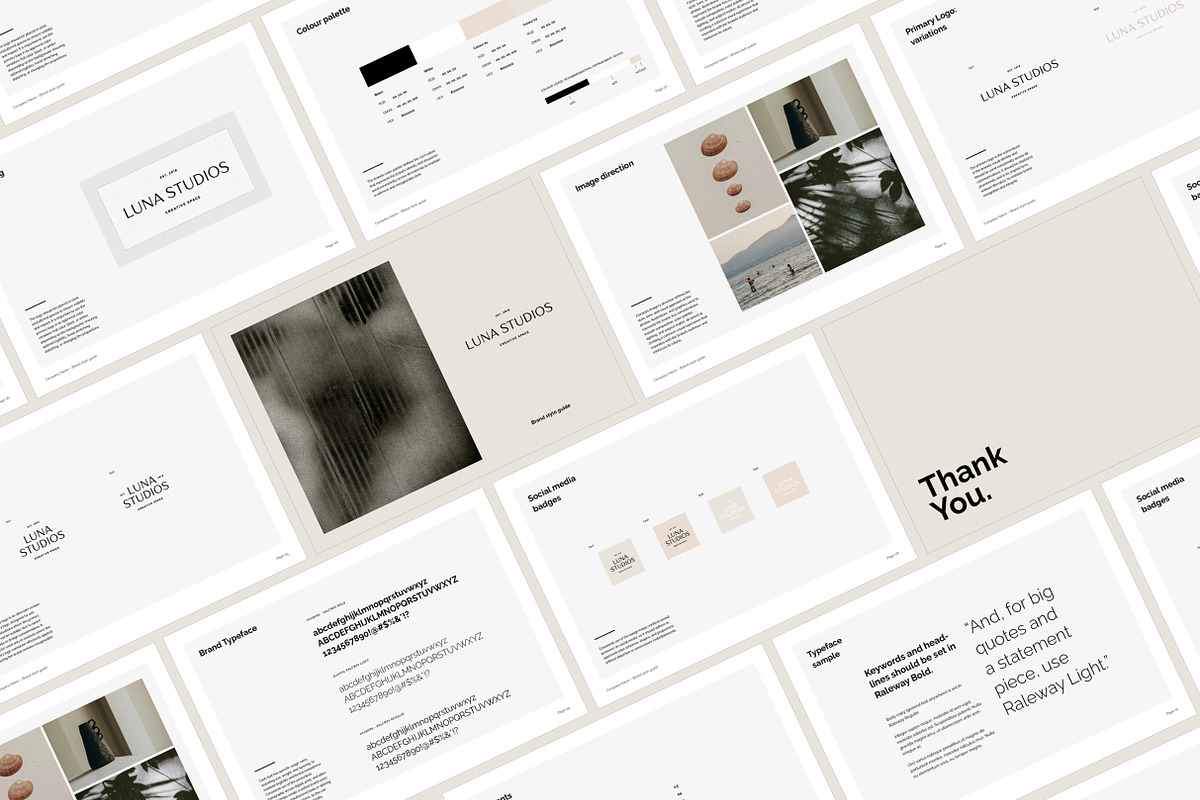 Minimal | Mini Brand Guidelines Kit, a Presentation Template by The Template Depot (Photo 9 of 9)