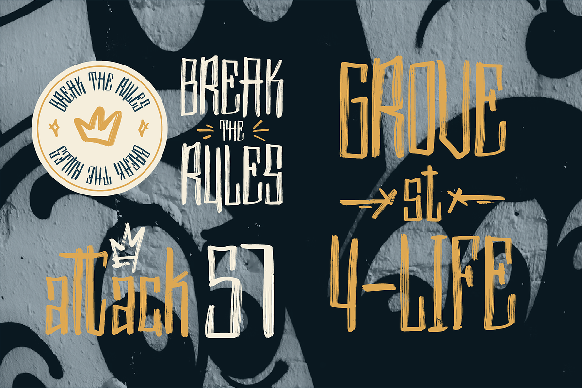 Underwest – Urban Display Font, a Sans Serif Font by K gold studio (Photo 6 of 6)