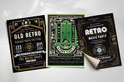 Bundle Retro Music Festival Flyer, a Flyer Template by Totem Design Studio (Thumbnail 1 of 4)