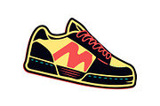 Sport Shoes Set, Sneakers Vector, a Healthcare Illustration by Den Marty Studio (Thumbnail 8 of 12)