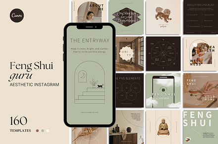 Japandi Feng Shui Template Bundle