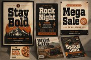Bonzara – Bold Retro Display Font, a Slab Serif Font by Wow Magic (Thumbnail 2 of 4)