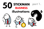 Cartoon business set 1., an Illustration by eka panova (Thumbnail 1 of 6)
