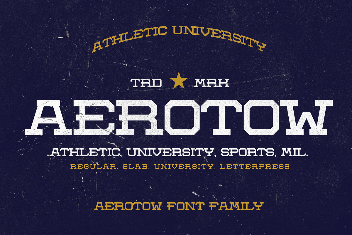 Aerotow Font, a Slab Serif Font by LeoSupply.co (Photo 1 of 8)
