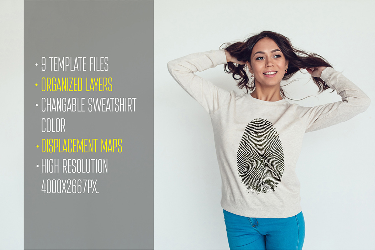 Sweatshirt Mock-Up Vol.2, a Hoody Mockup by Freeman Studio (Photo 2 of 16)