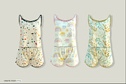 FEMALE PAJAMA MOCKUP, a Shirt Mockup by PudraART (Thumbnail 4 of 7)
