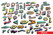 30 Seamless patterns memphis style., a Pattern Graphic by Hurski Anton (Thumbnail 4 of 5)