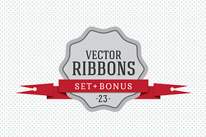 Flat Vector Ribbons