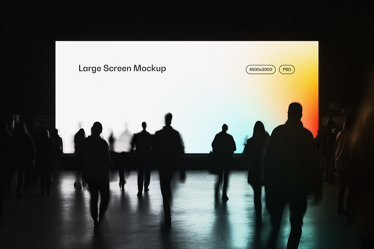 Event LCD Screen Mockup, an Advertising Mockup by Design Squad (Photo 2 of 3)