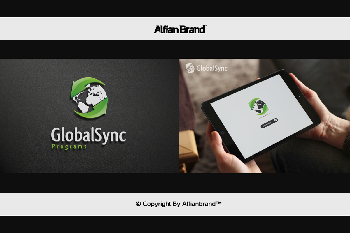 Global Sync Logo, a Branding & Logo Template by AlfianBrand