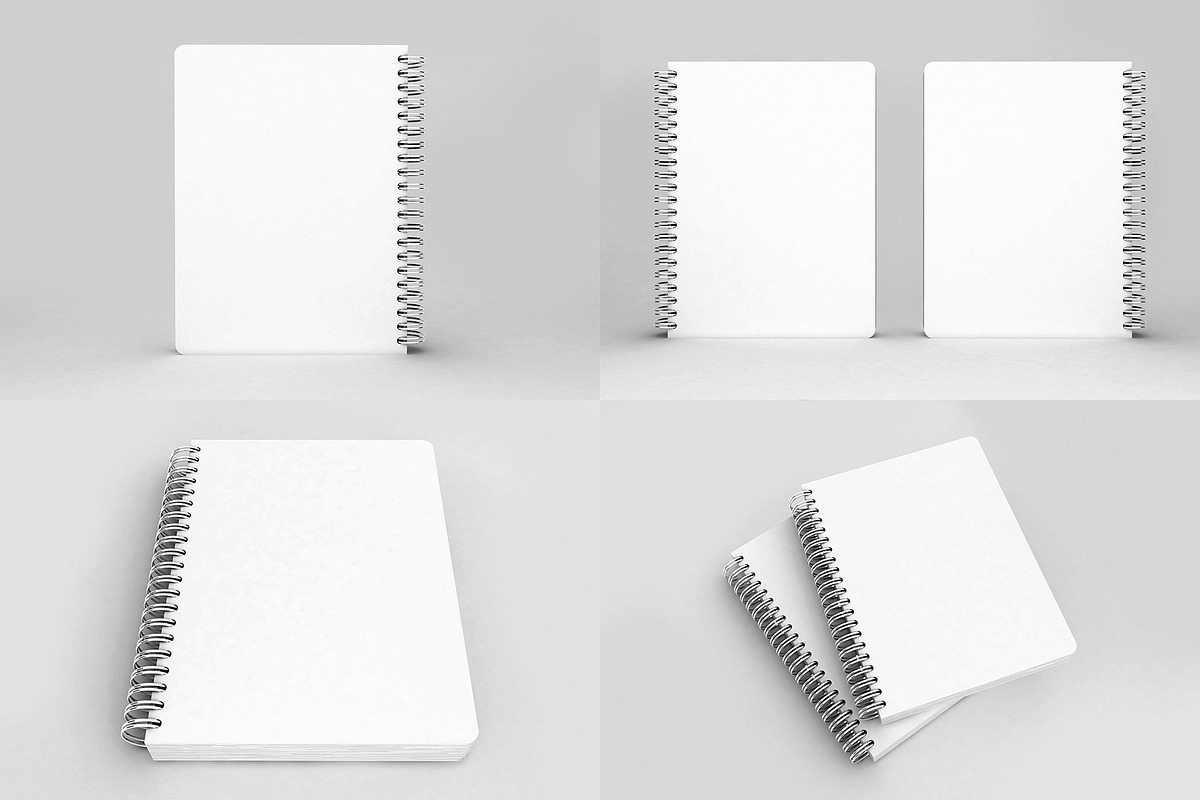 Notebook Mockup Vol 1, a Print Template by Honnum Graphic Art (Photo 10 of 12)