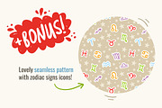 12 cute zodiac signs, an Illustration by Zhe Vasylieva (Thumbnail 4 of 4)
