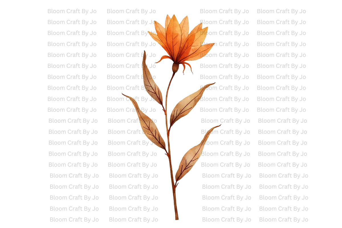 Rust Colored Wildflowers, a Decorative Illustration by Bloom Craft Creations (Photo 5 of 10)