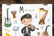 Cute Alphabet Professions. Part 1, an Object Graphic by Kate_Rina (Thumbnail 19 of 21)