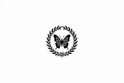 Butterfly Wreath Clipart Bundle, an Illustration by Artivon (Thumbnail 8 of 9)