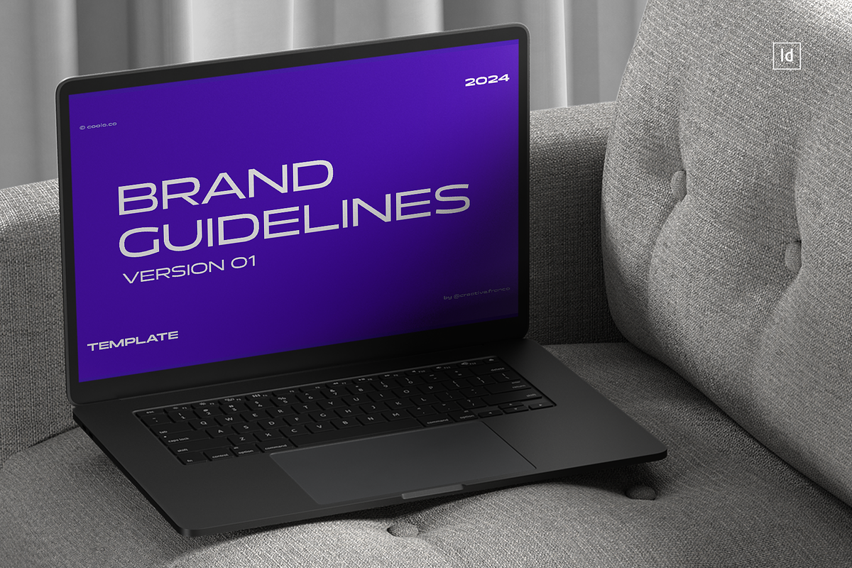 COOLO  Brand Guidelines Template, a Presentation Template by @creative.franco (Photo 2 of 9)