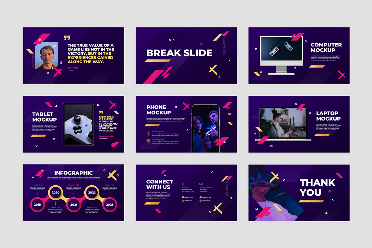Player - Game Keynote Template, a Presentation Template by Flat Icons (Photo 4 of 7)