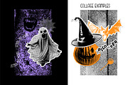 Retro halftone Halloween collection, a Texture Illustration by Lana Sham (Thumbnail 12 of 20)
