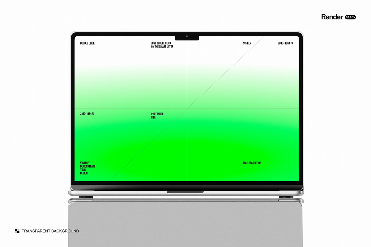 MacBook Mockup Set, a Mac Mockup by Renderteam (Photo 3 of 7)
