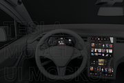 Tesla Model X Display UI mockup, a Mockup by Iamjaydesign (Thumbnail 2 of 10)