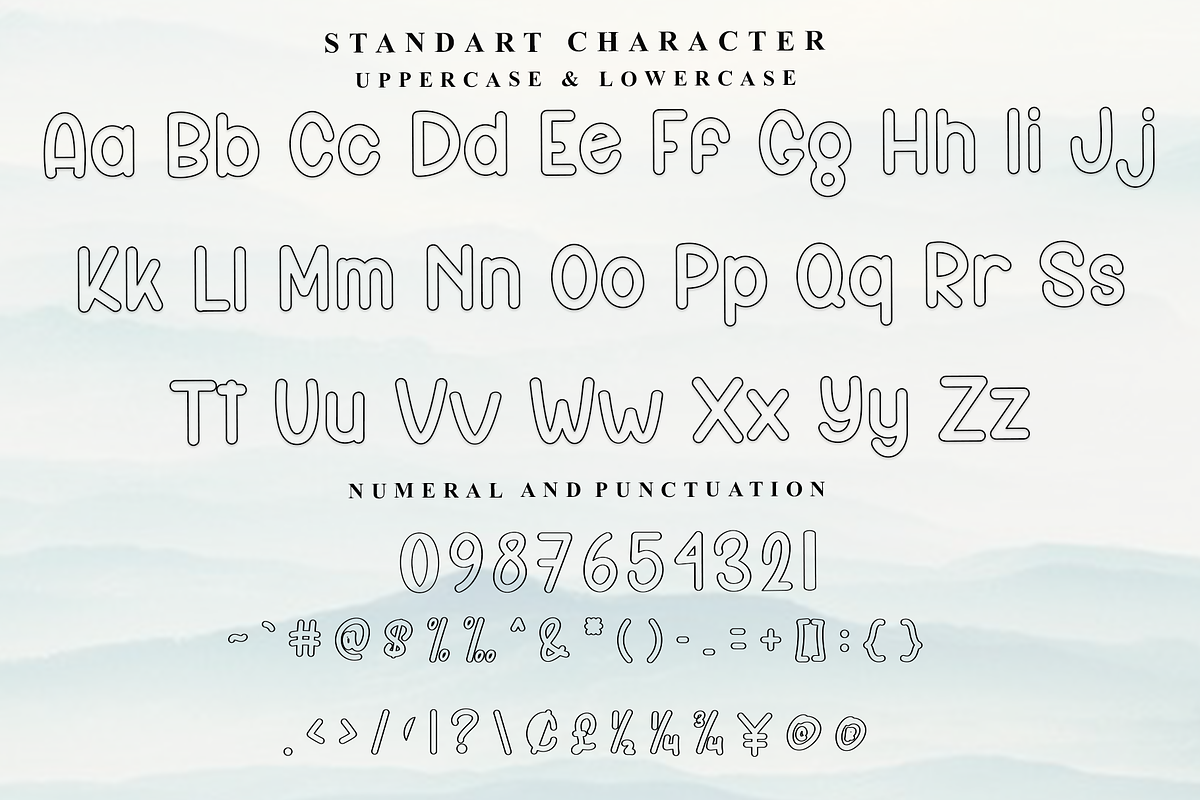 Thick Bubble, a Script Font by FreshTypeINK (Photo 6 of 8)