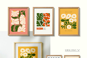 Modern Flora. 2 Wall Art Creator