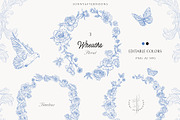 Azure Baroque LineArt, a Decorative Illustration by SunnyAfternoons (Thumbnail 12 of 15)