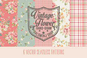 Vintage Seamless Patterns Vol.1