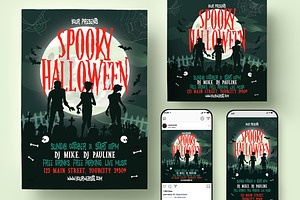 Halloween NIght Flyer, a Flyer Template by Creativestoree