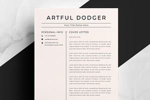 Sophisticated Resume & Cover Letter